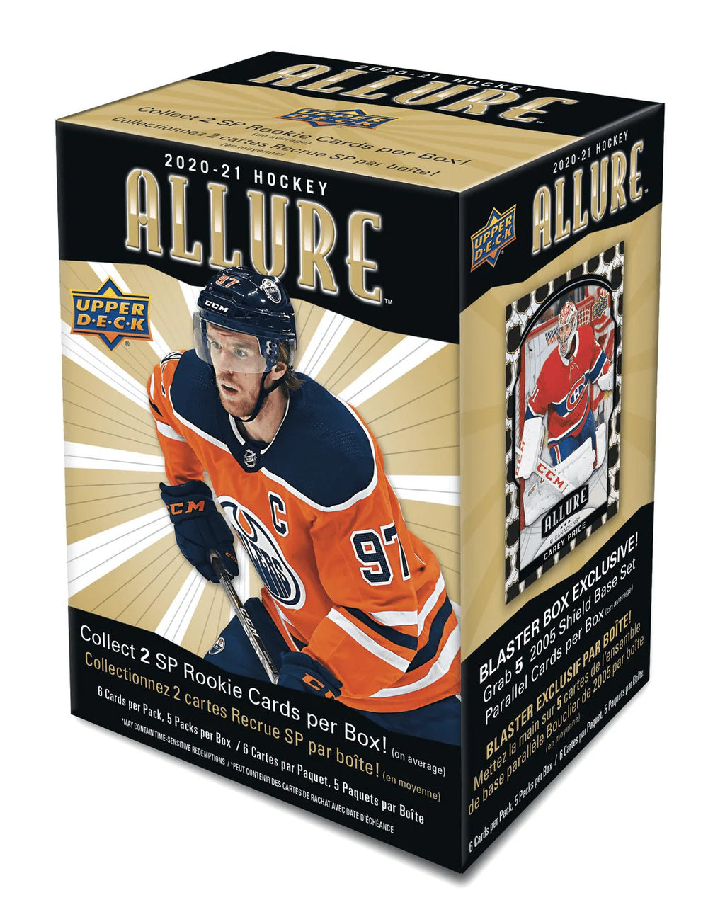 2020-21 NHL Hockey Trading Cards Blaster Box M77003