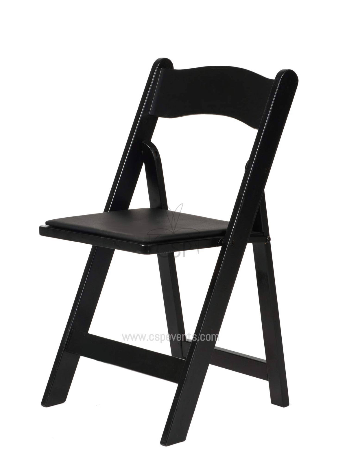 Black Padded Folding Chairs O682