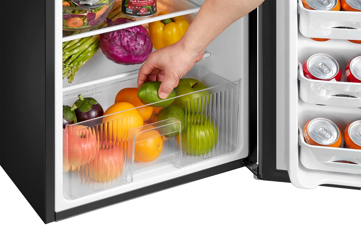 3.2 Cu ft Two Door Compact Refrigerator with Freezer V292875