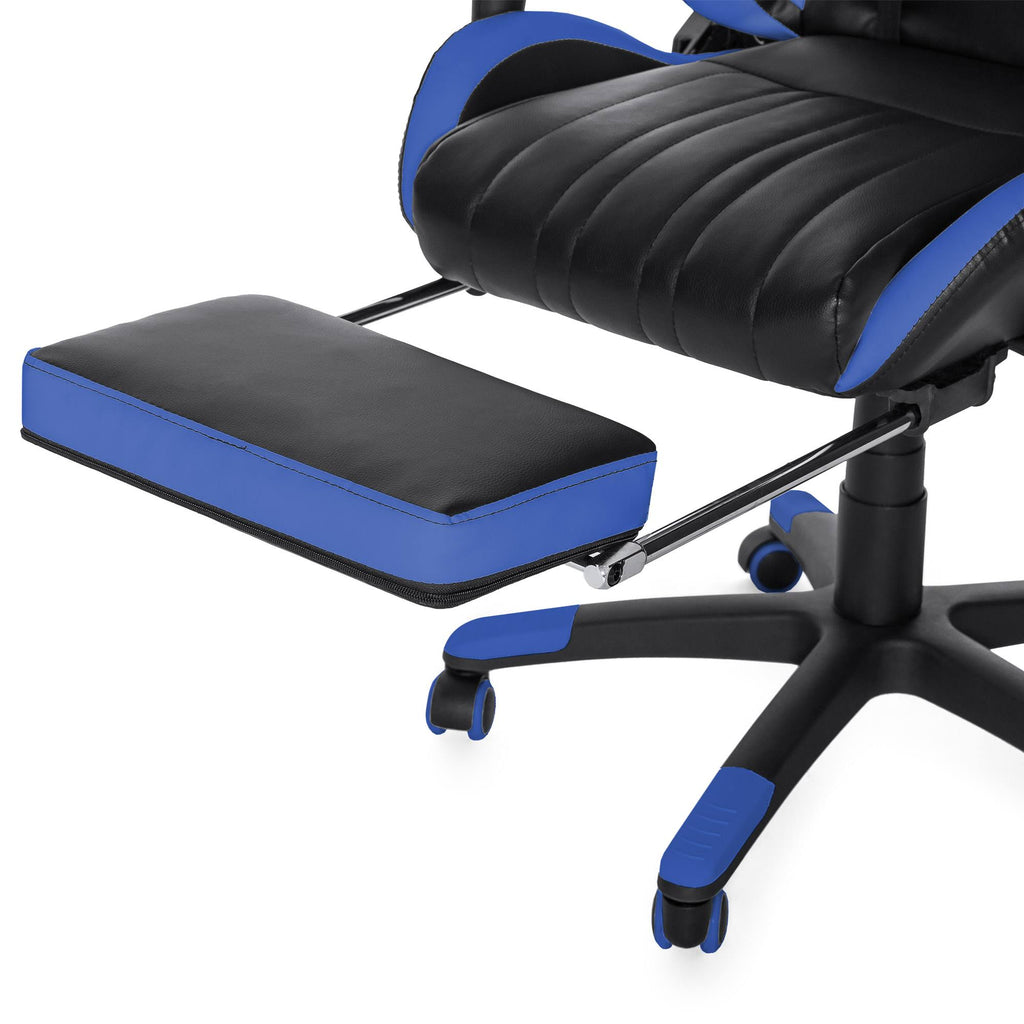 Blue Ergonomic Swivel Reclining Office Gaming Chair L6129