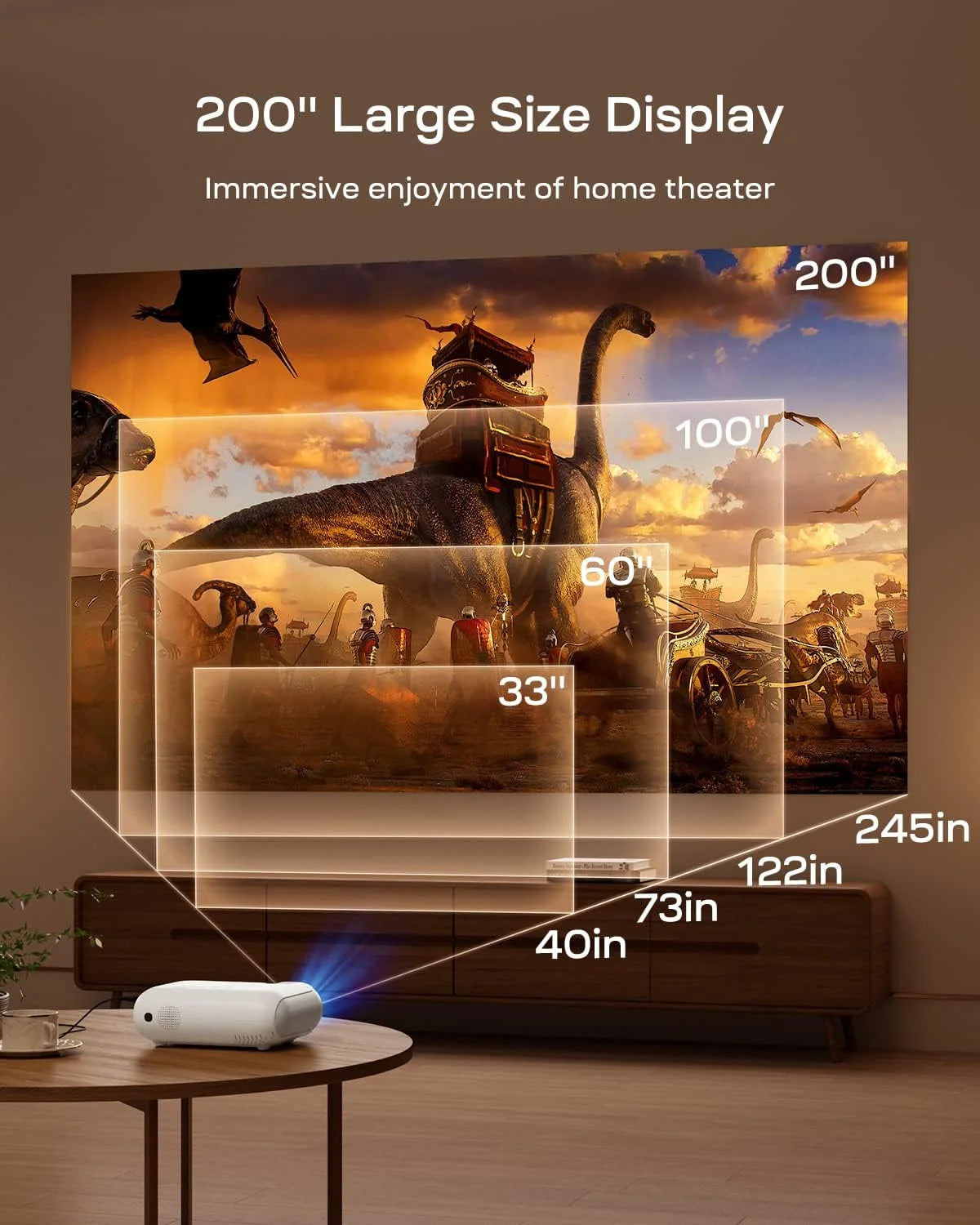 4K Ultra HD Smart Projector 1080P G82925