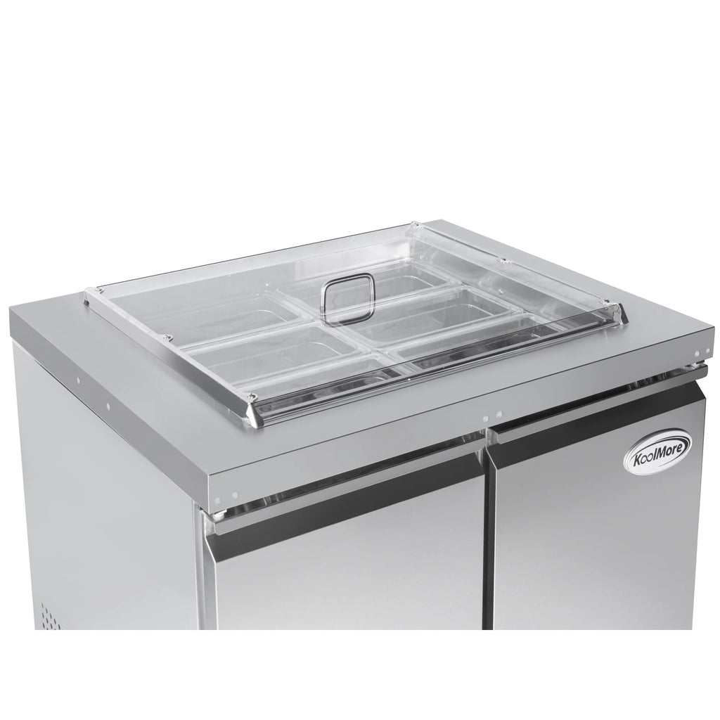 Commercial Refrigerated Prep Station Cold Table with 6 Pan Storage F6452