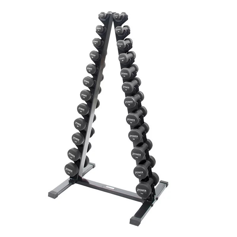 Neoprene Coated Dumbbell, Black, Pair, 8 lb M168