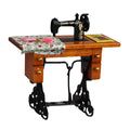 Metal Mini Dollhouse Sewing Machine Decor Z4841