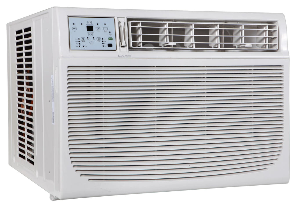 18,000 BTU 230-Volt White Window Air Conditioner with Remote D198602