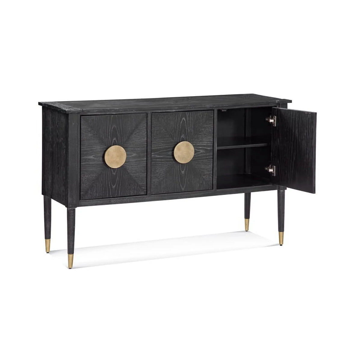 Black Wood Console Table N315