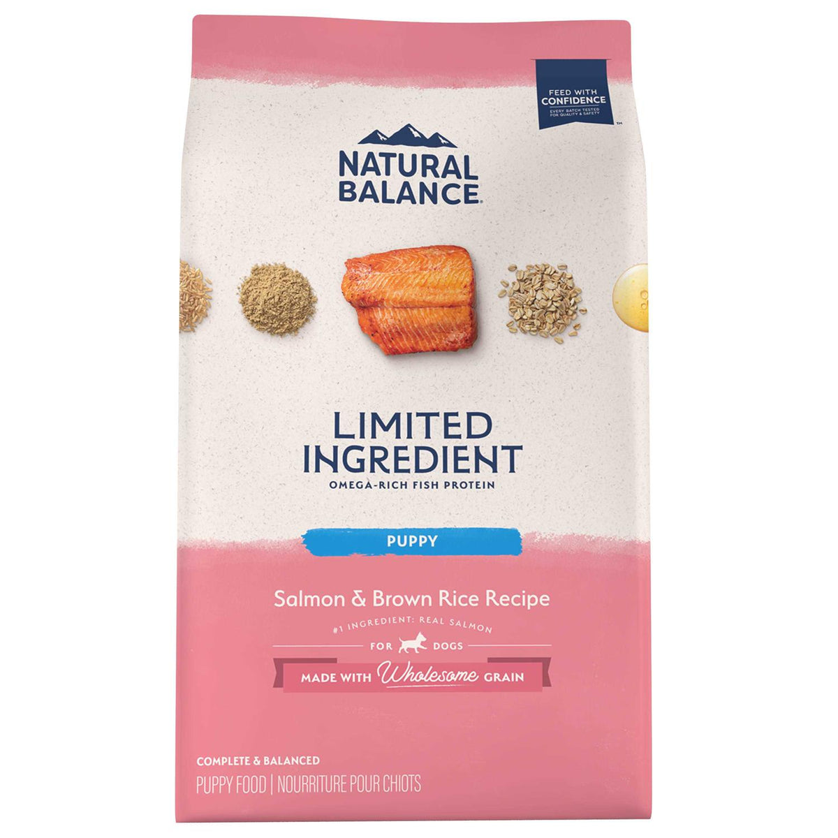 Salmon & Brown Rice Puppy Dry Dog Food W613847