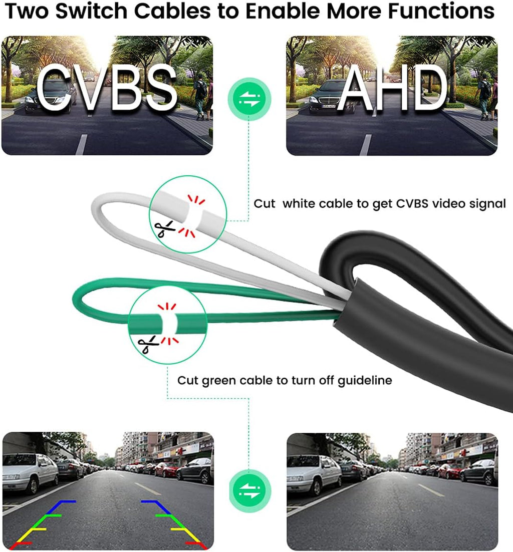 AHD 1080P Backup Camera Pack of 2 S2588