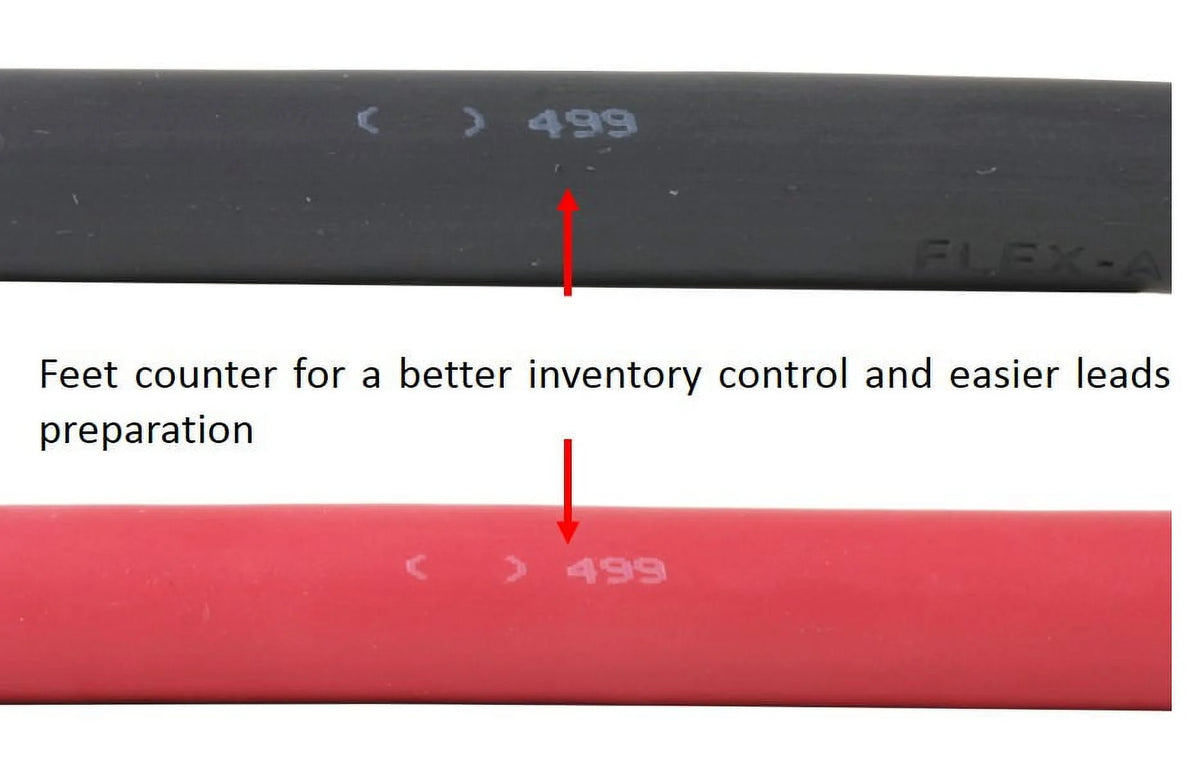 Black & Red 600 V Welding Battery Cable Z622