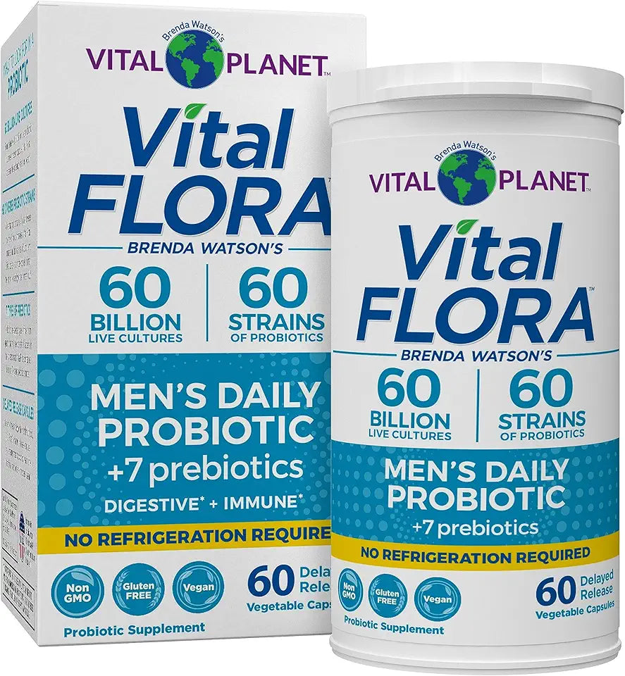 Men’s Daily Probiotic 60 Billion CFU 60 Capsules B739436