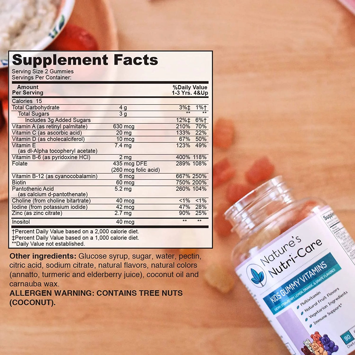 Kids Multivitamin Gummies with Vitamin C & D F8504