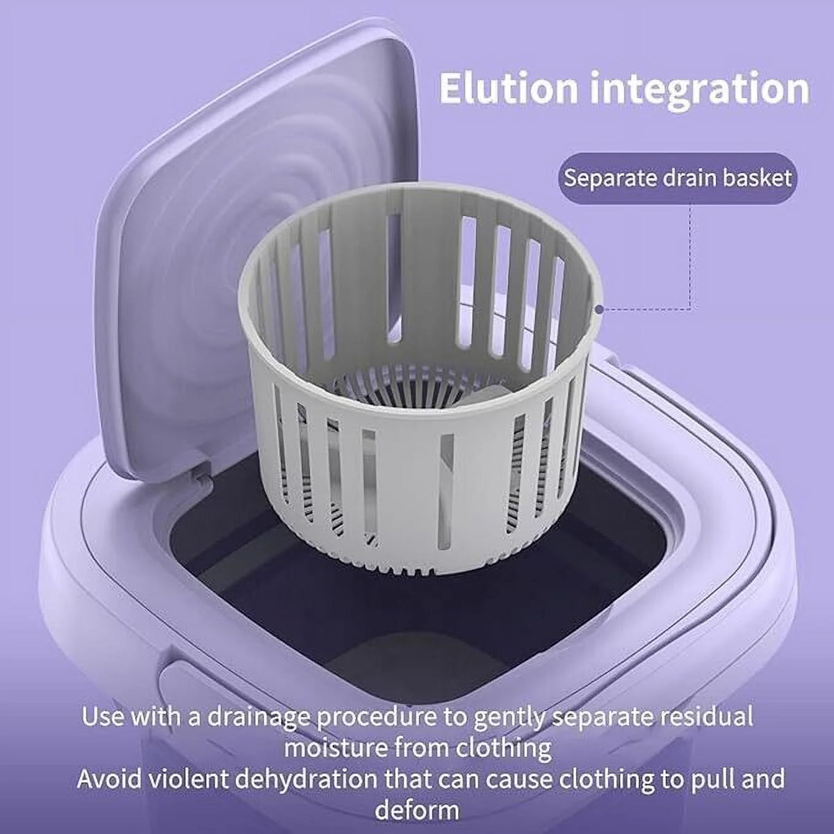 Portable Mini Washing Machine and Spin Dryer K201