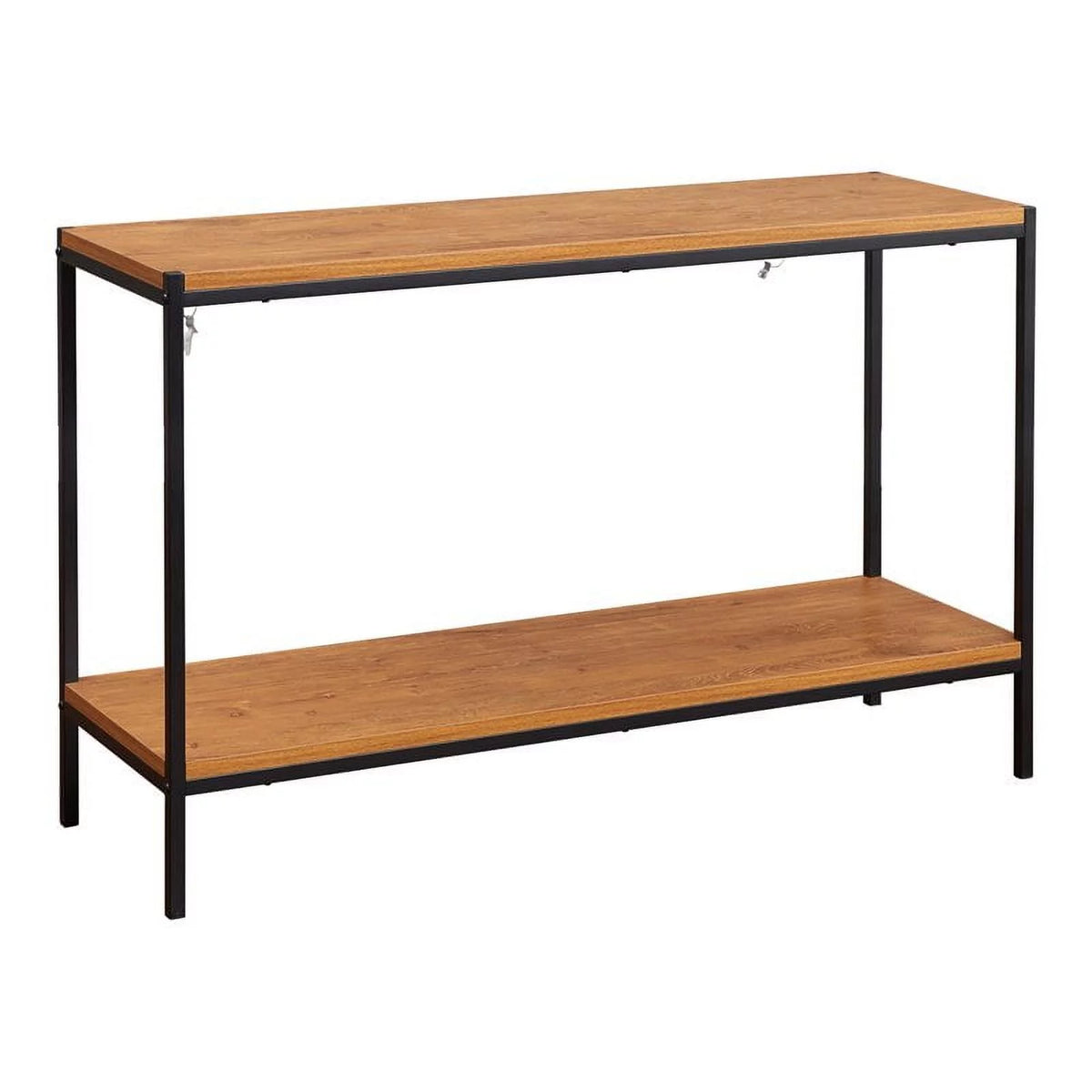 Oak Wood Console Table with Storage Shelf X8209