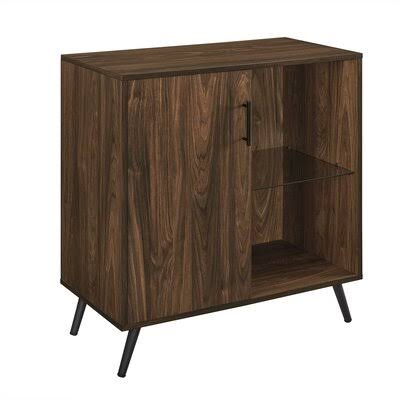 1 Door Dark Walnut Accent Cabinet X103016
