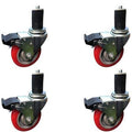 3 Inch Caster Wheel Set Total Locking Casters S1114