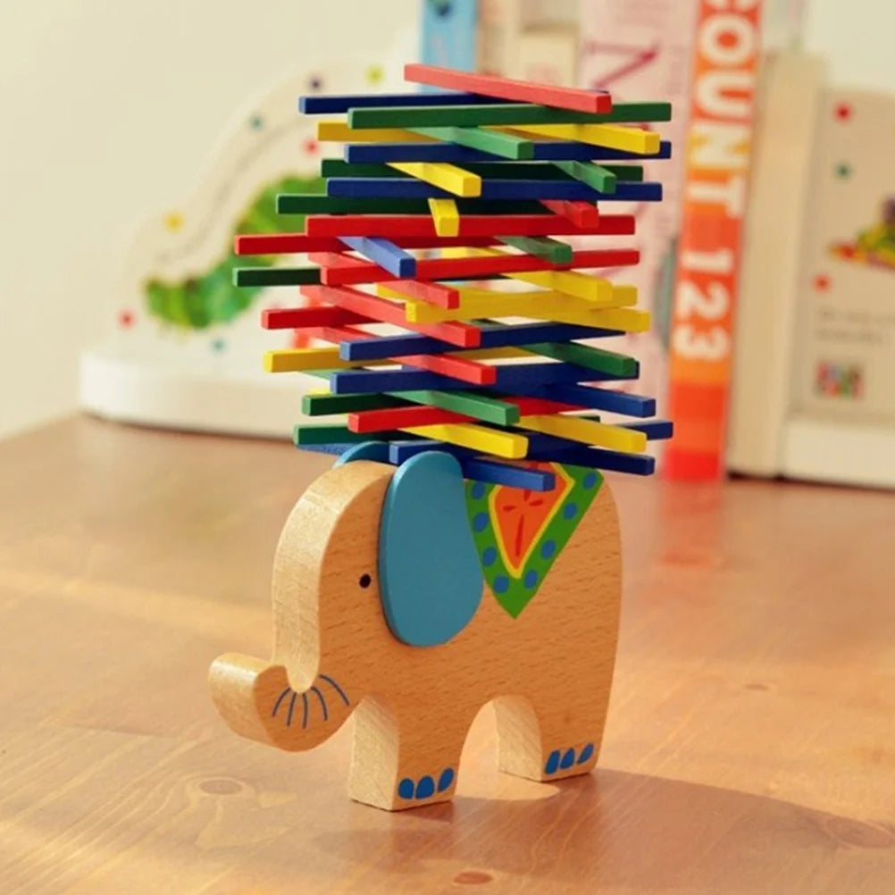 Wooden Stackable Building Blocks Educational Toys U510191