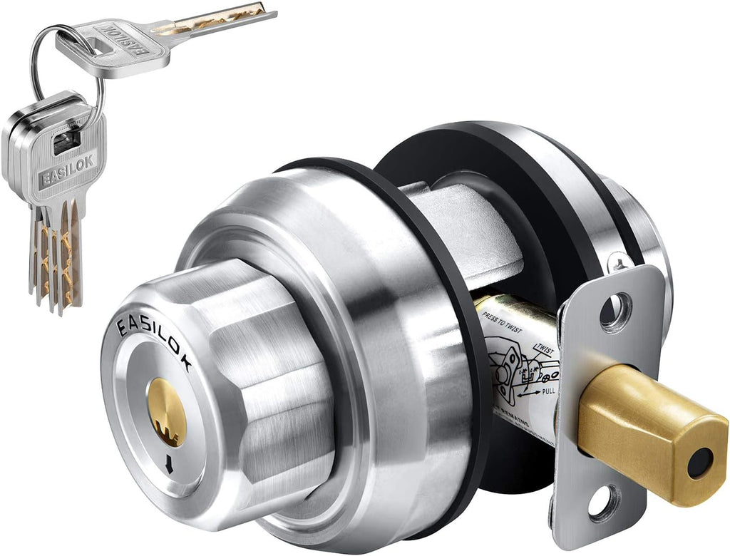 Single Cylinder Keyless Deadbolt Lock with Door Knob R847692