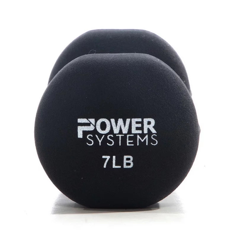 Neoprene Coated Dumbbell, Black, Pair, 8 lb M168