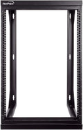 15U Wall Mount Open Frame 19 Inch Rack Black N594