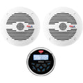 3x22 Gauge Marine MP3 Radio Receiver Bluetooth ATV Boat with 6.5x22 Speakers B33822