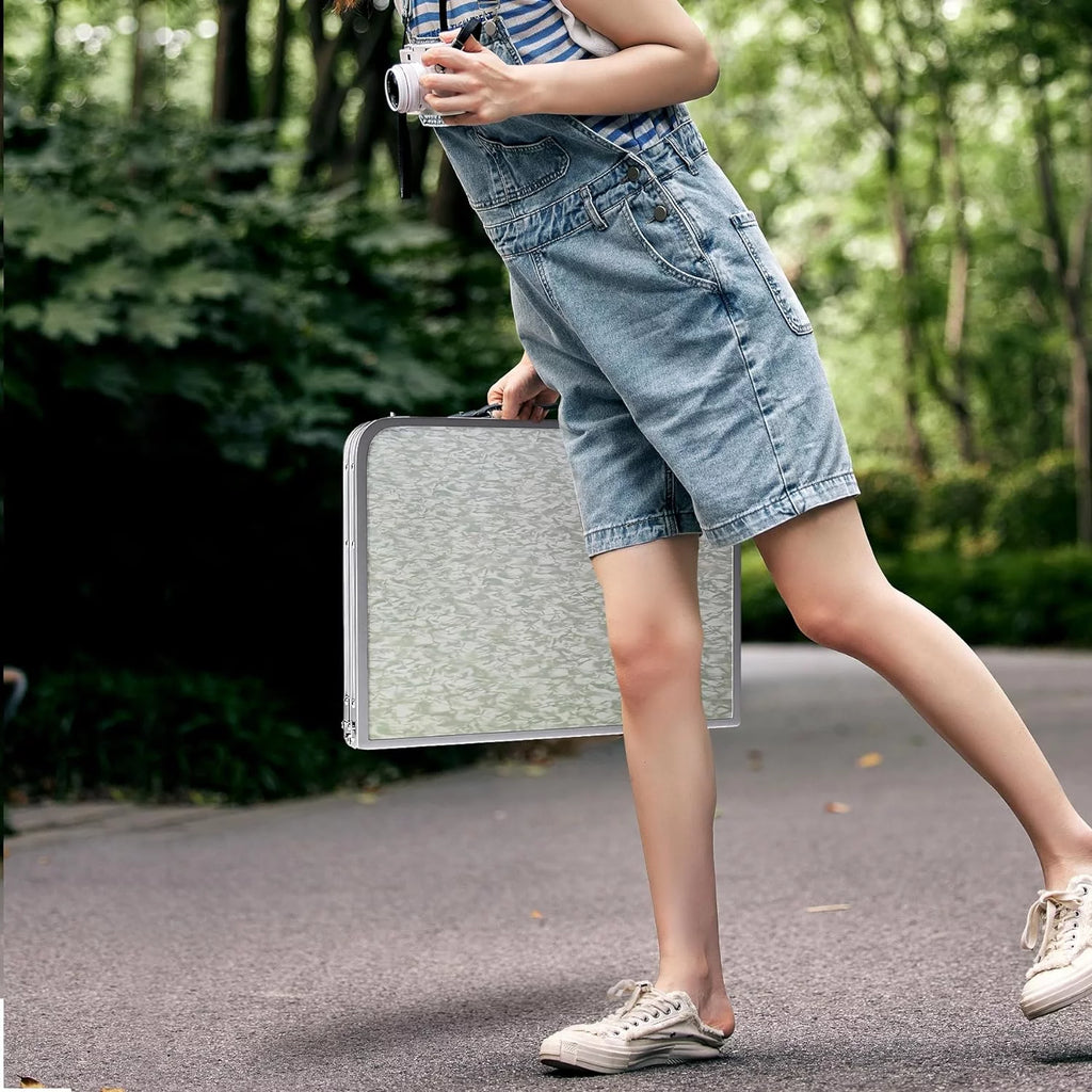 Small Aluminum Folding Camping Table S4502